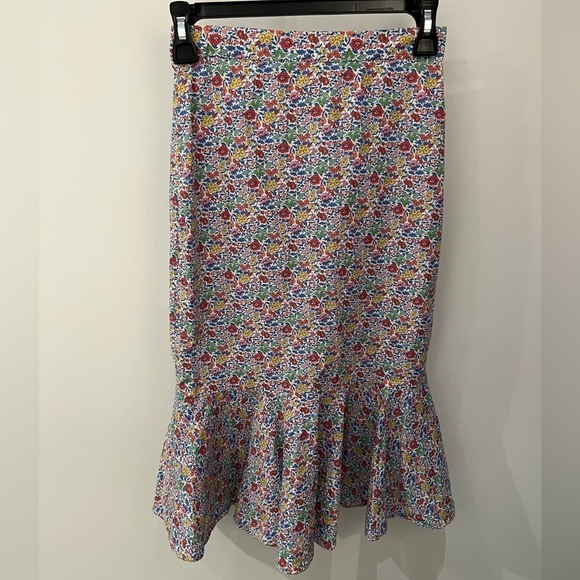 J. Crew | Trumpet skirt in Liberty® Favourite Flowers Sz 00 #L4855 - Picture 1 of 9